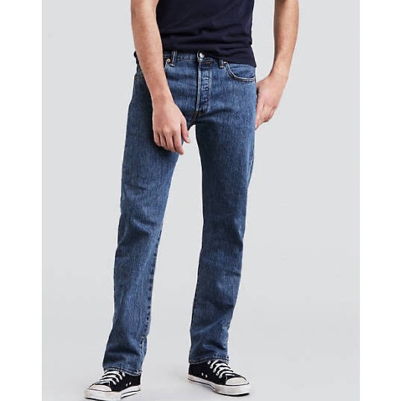 white levi 501 button fly jeans